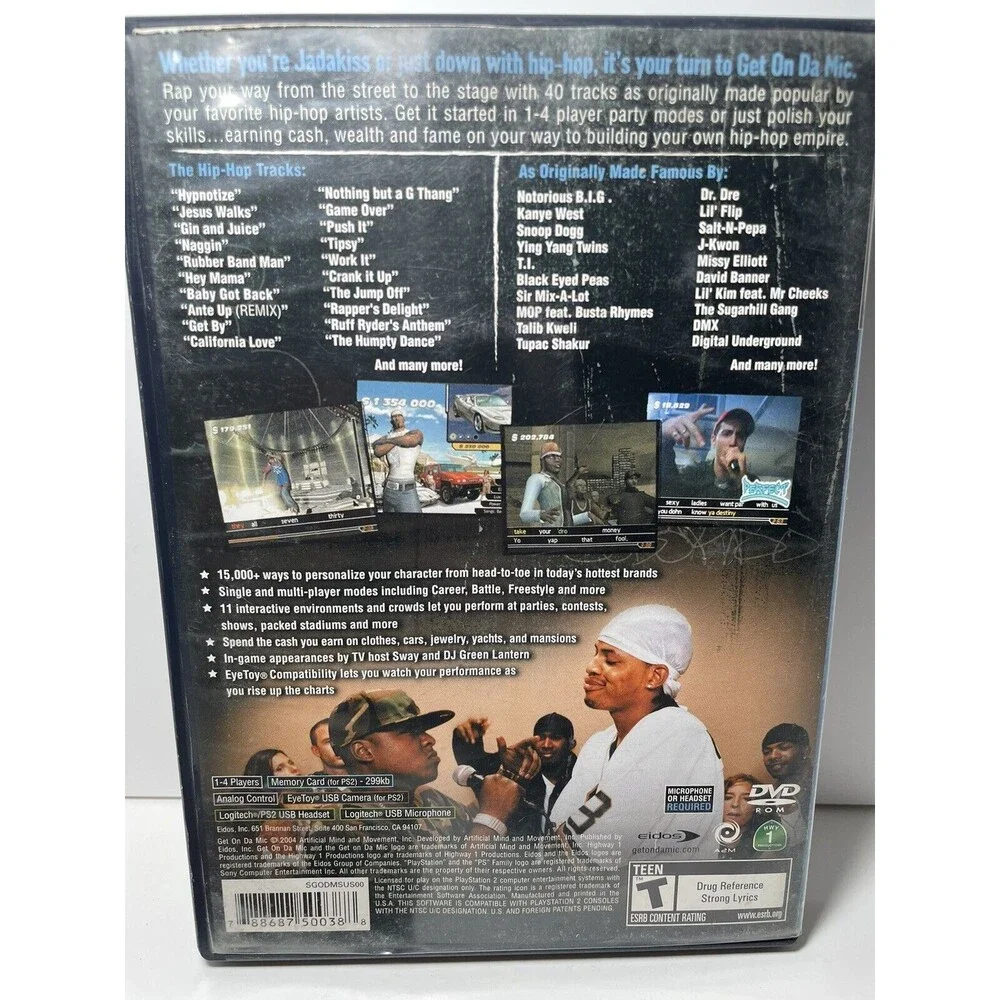 Get On Da Mic (Sony PlayStation 2, 2004)